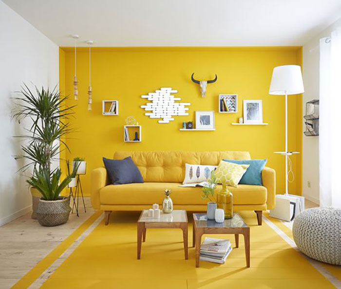Cách phối sơn nhà màu Vàng đẹp & Ý nghĩa của màu vàng - Kiến Thức Sơn Nước